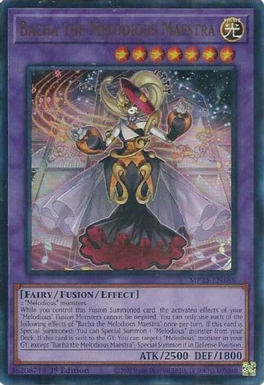 Bacha the Melodious Maestra 2025 Mega-Pack Yu-Gi-Oh! card