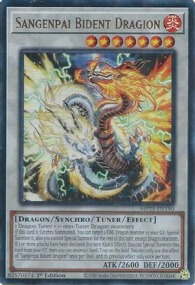 Sangenpai Bident Dragion 2025 Mega-Pack Yu-Gi-Oh! card