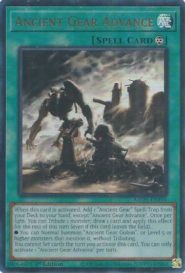 Ancient Gear Advance 2025 Mega-Pack Yu-Gi-Oh! card
