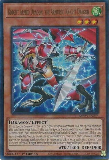 Knight Armed Dragon the Armored Knight Dragon 2025 Mega-Pack Yu-Gi-Oh! card