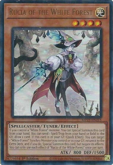 Rucia of the White Forest 2025 Mega-Pack Yu-Gi-Oh! card
