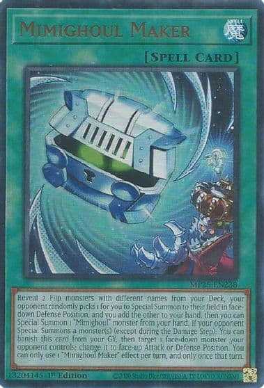 Mimighoul Maker 2025 Mega-Pack Yu-Gi-Oh! card