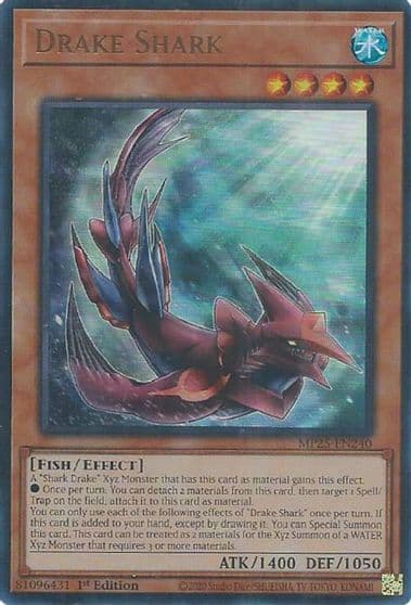 Drake Shark 2025 Mega-Pack Yu-Gi-Oh! card