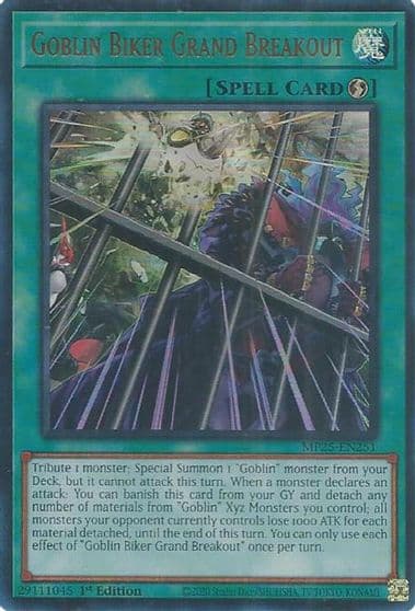 Goblin Biker Grand Breakout 2025 Mega-Pack Yu-Gi-Oh! card