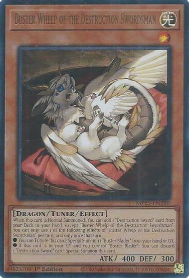 Buster Whelp of the Destruction Swordsman 2025 Mega-Pack Yu-Gi-Oh! card