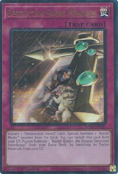 Destruction Sword Memories 2025 Mega-Pack Yu-Gi-Oh! card
