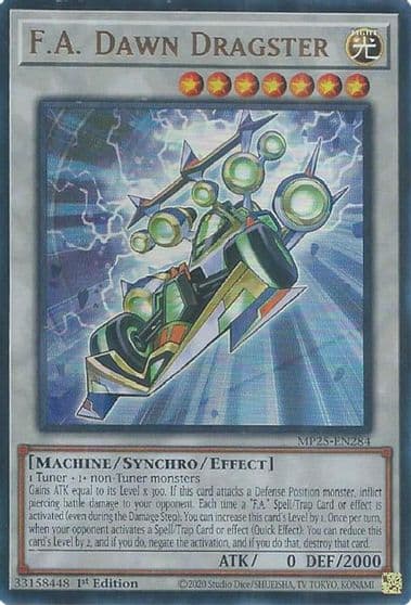 FA Dawn Dragster 2025 Mega-Pack Yu-Gi-Oh! card