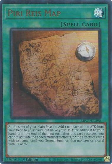 Piri Reis Map 2025 Mega-Pack Yu-Gi-Oh! card