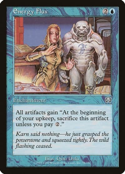 Energy Flux Mercadian Masques Magic card