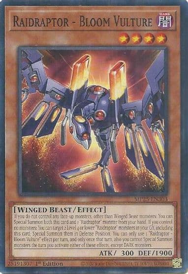 Raidraptor Bloom Vulture 2025 Mega-Pack Yu-Gi-Oh! card