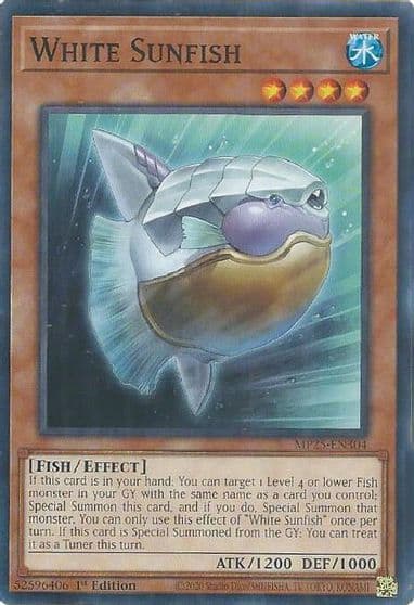 White Sunfish 2025 Mega-Pack Yu-Gi-Oh! card