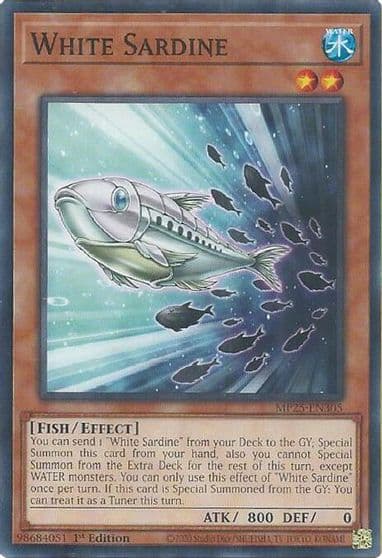 White Sardine 2025 Mega-Pack Yu-Gi-Oh! card