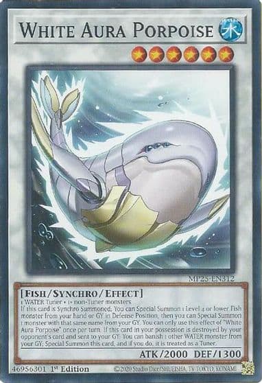 White Aura Porpoise 2025 Mega-Pack Yu-Gi-Oh! card