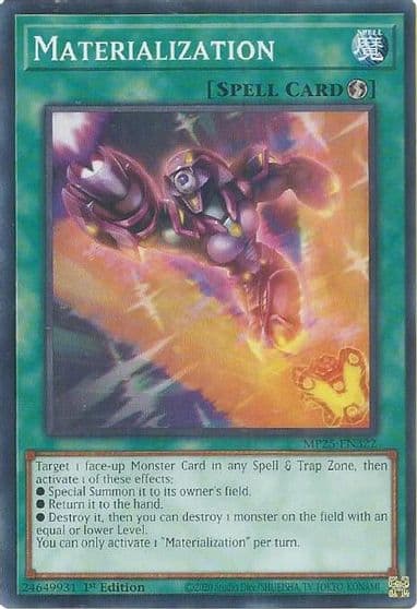 Materialization 2025 Mega-Pack Yu-Gi-Oh! card