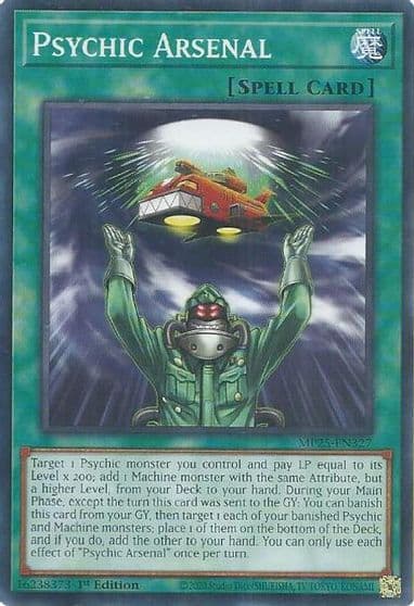 Psychic Arsenal 2025 Mega-Pack Yu-Gi-Oh! card