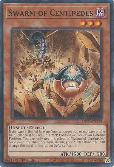Swarm of Centipedes 2025 Mega-Pack Yu-Gi-Oh! card