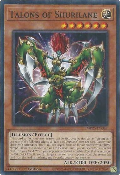 Talons of Shurilane 2025 Mega-Pack Yu-Gi-Oh! card