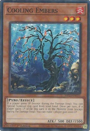 Cooling Embers 2025 Mega-Pack Yu-Gi-Oh! card