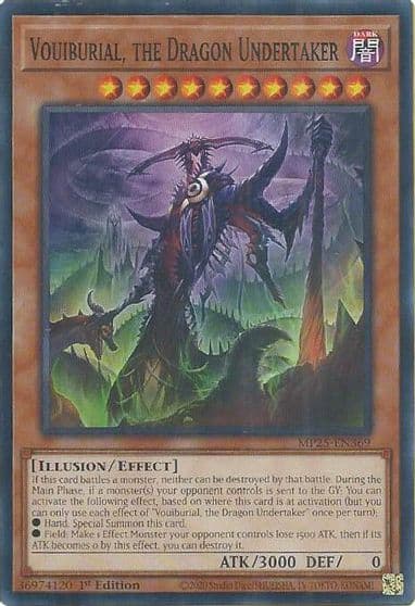 Vouiburial the Dragon Undertaker 2025 Mega-Pack Yu-Gi-Oh! card