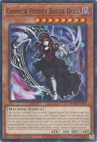 Gimmick Puppet Rouge Doll 2025 Mega-Pack Yu-Gi-Oh! card