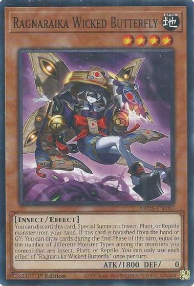 Ragnaraika Wicked Butterfly 2025 Mega-Pack Yu-Gi-Oh! card