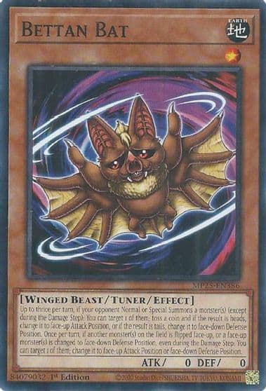 Bettan Bat 2025 Mega-Pack Yu-Gi-Oh! card
