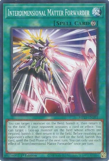 Interdimensional Matter Forwarder 2025 Mega-Pack Yu-Gi-Oh! card