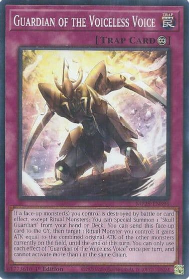 Guardian of the Voiceless Voice 2025 Mega-Pack Yu-Gi-Oh! card