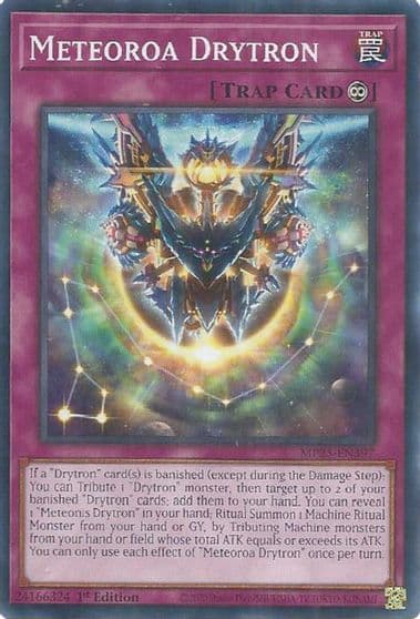 Meteoroa Drytron 2025 Mega-Pack Yu-Gi-Oh! card