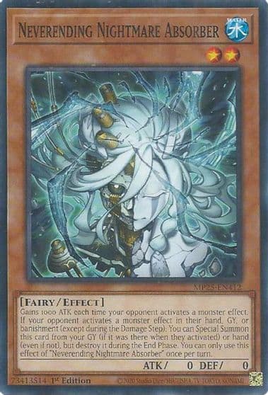 Neverending Nightmare Absorber 2025 Mega-Pack Yu-Gi-Oh! card