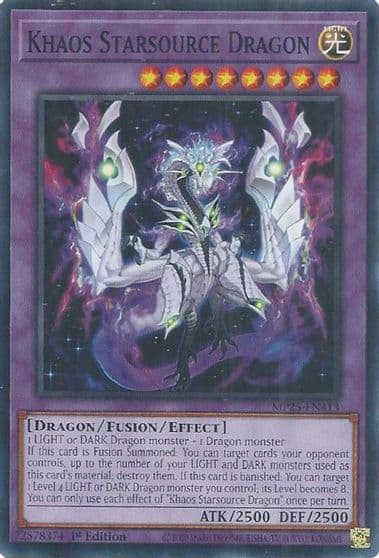 Khaos Starsource Dragon 2025 Mega-Pack Yu-Gi-Oh! card