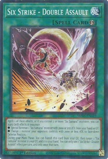 Six Strike Double Assault 2025 Mega-Pack Yu-Gi-Oh! card