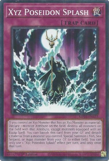 Xyz Poseidon Splash 2025 Mega-Pack Yu-Gi-Oh! card
