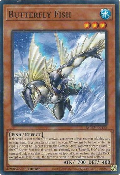 Butterfly Fish 2025 Mega-Pack Yu-Gi-Oh! card