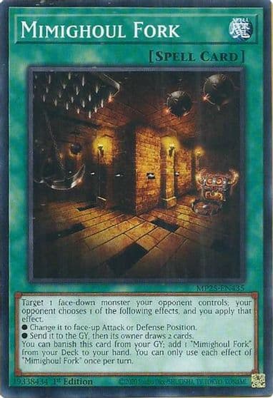 Mimighoul Fork 2025 Mega-Pack Yu-Gi-Oh! card
