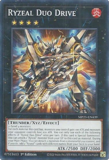 Ryzeal Duo Drive 2025 Mega-Pack Yu-Gi-Oh! card