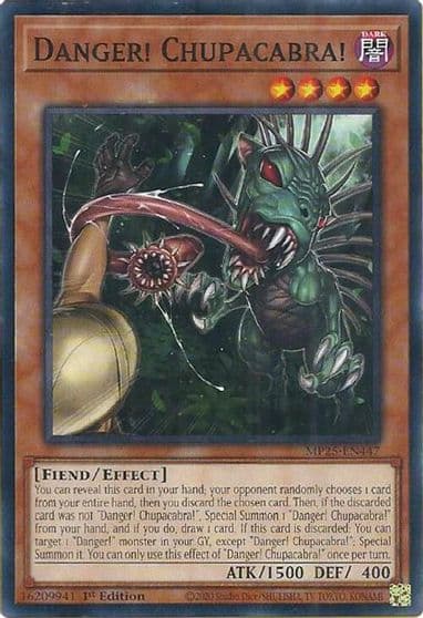 Danger Chupacabra 2025 Mega-Pack Yu-Gi-Oh! card