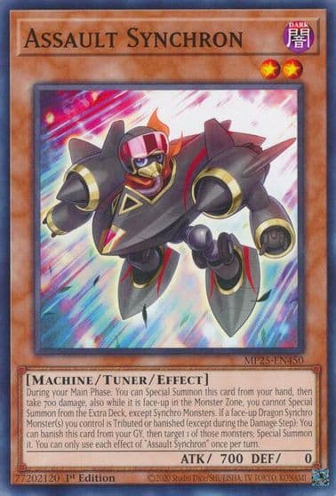 Assault Synchron 2025 Mega-Pack Yu-Gi-Oh! card
