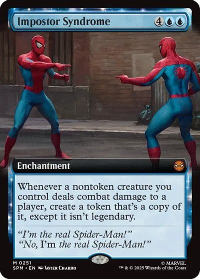 Impostor Syndrome Extended Art Marvel's Spider-Man Magic card