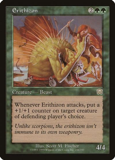 Erithizon Mercadian Masques Magic card