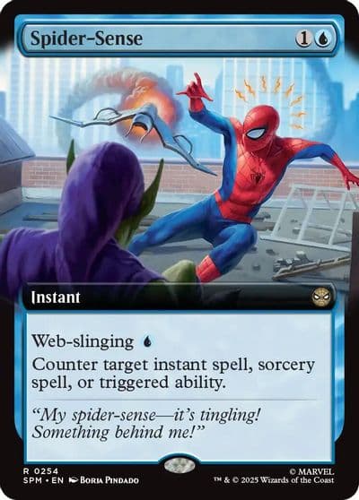 Spider Sense Extended Art Marvel's Spider-Man Magic card