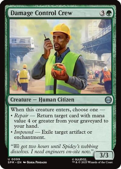 Damage Control Crew Marvel's Spider-Man Magic card