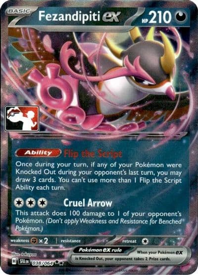 Fezandipiti ex (Series 7) Prize Pack Series Cards Pokemon card