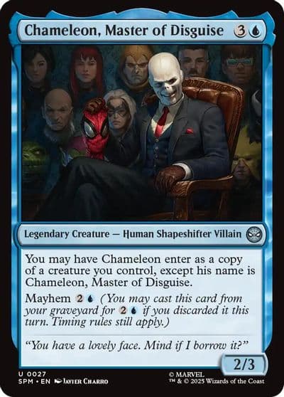 Chameleon Master of Disguise Marvel's Spider-Man Magic card