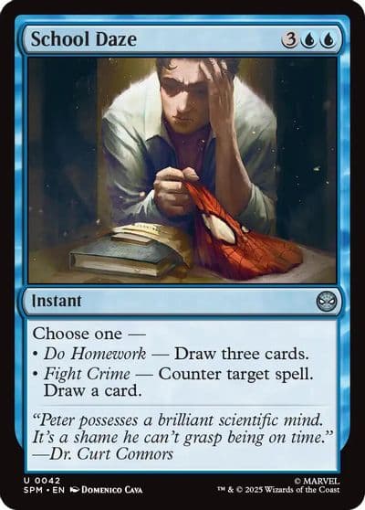 School Daze Marvel's Spider-Man Magic card