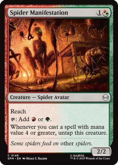 Spider Manifestation Marvel's Spider-Man Magic card
