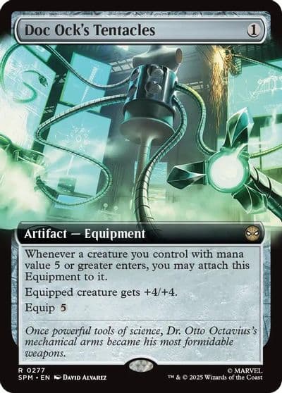 Doc Ocks Tentacles Extended Art Marvel's Spider-Man Magic card