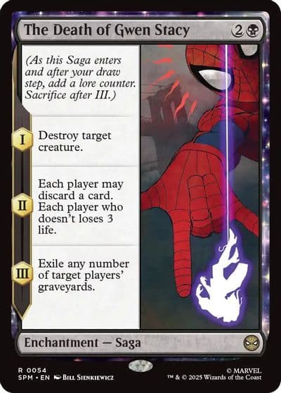 The Death of Gwen Stacy Marvel's Spider-Man Magic card