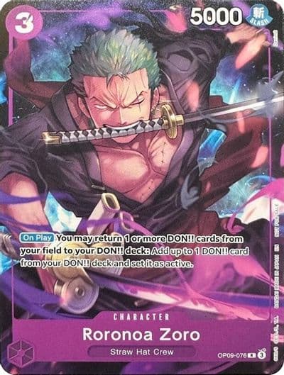 Roronoa Zoro Welcome Pack Vol 2 One Piece Promotion Cards One Piece card