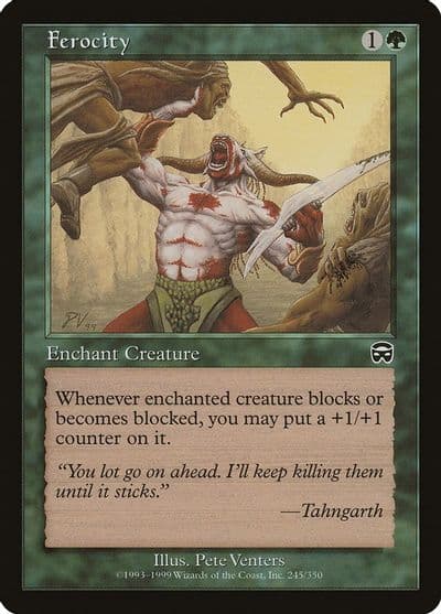 Ferocity Mercadian Masques Magic card